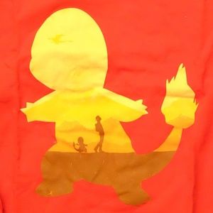 Red Charmander Pokemon T-shirt (Tee Fury)